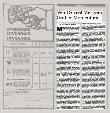 New York Times: Merger Over .